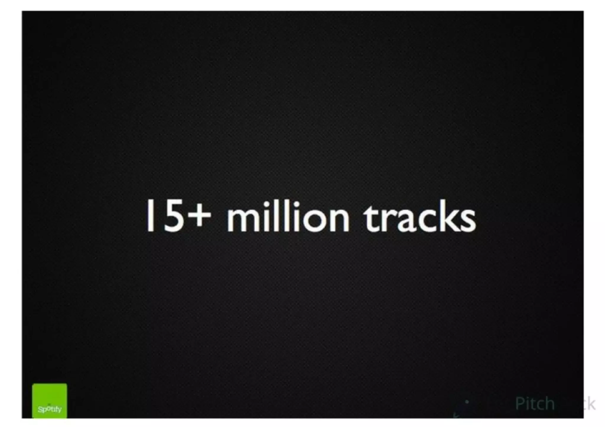 Spotify pitch deck slide 33