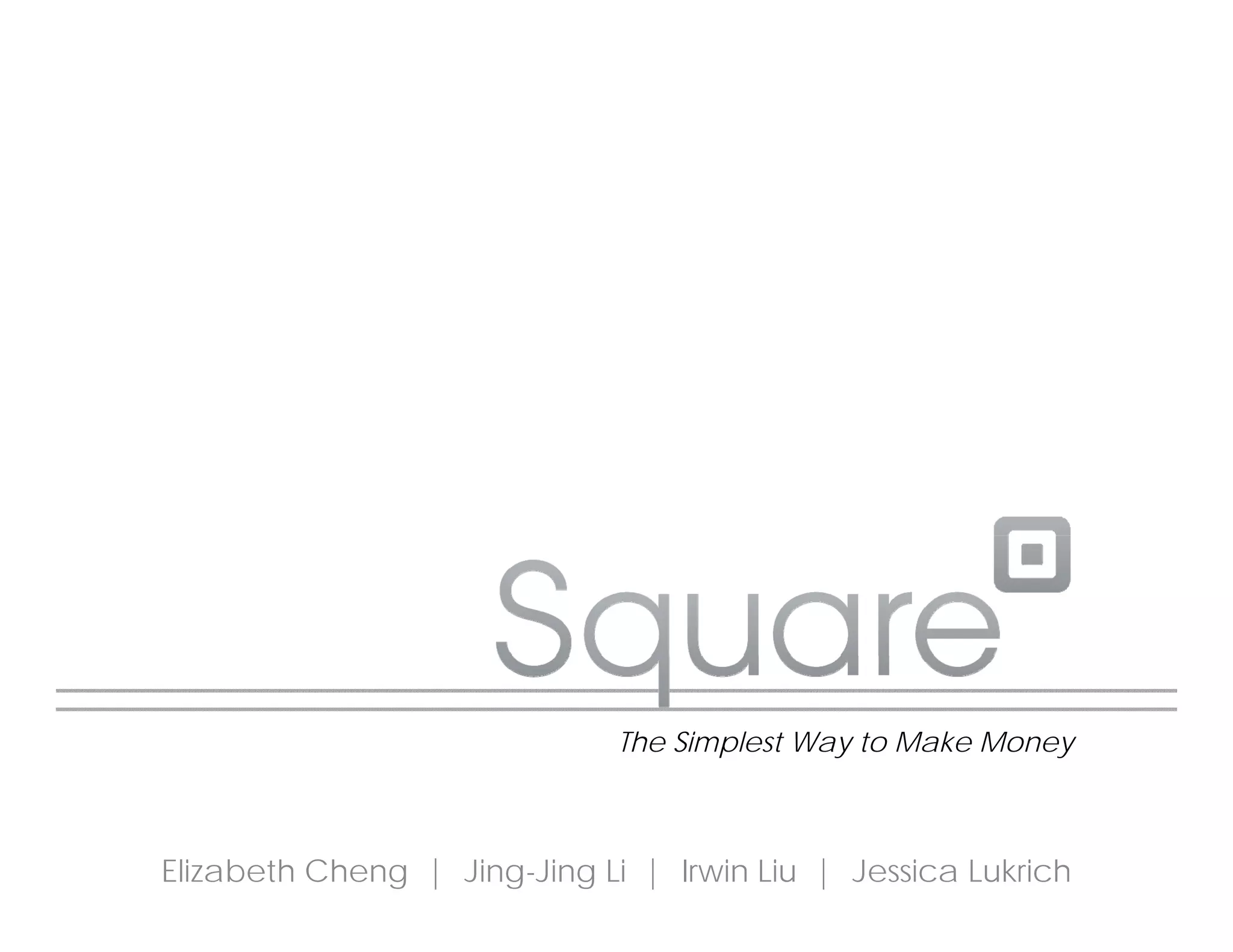 Square pitch deck slide 1