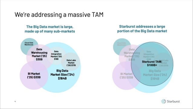 Starburst pitch deck - TAM and Market Segmentation: Quantify the opportunity