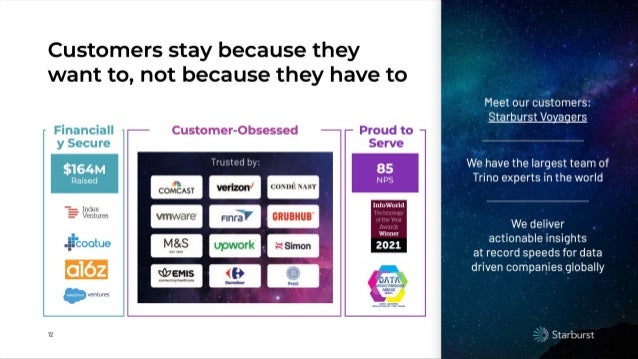 Starburst pitch deck - Customers and Mission: Proof plus purpose