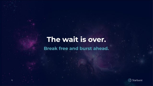 Starburst pitch deck slide 14