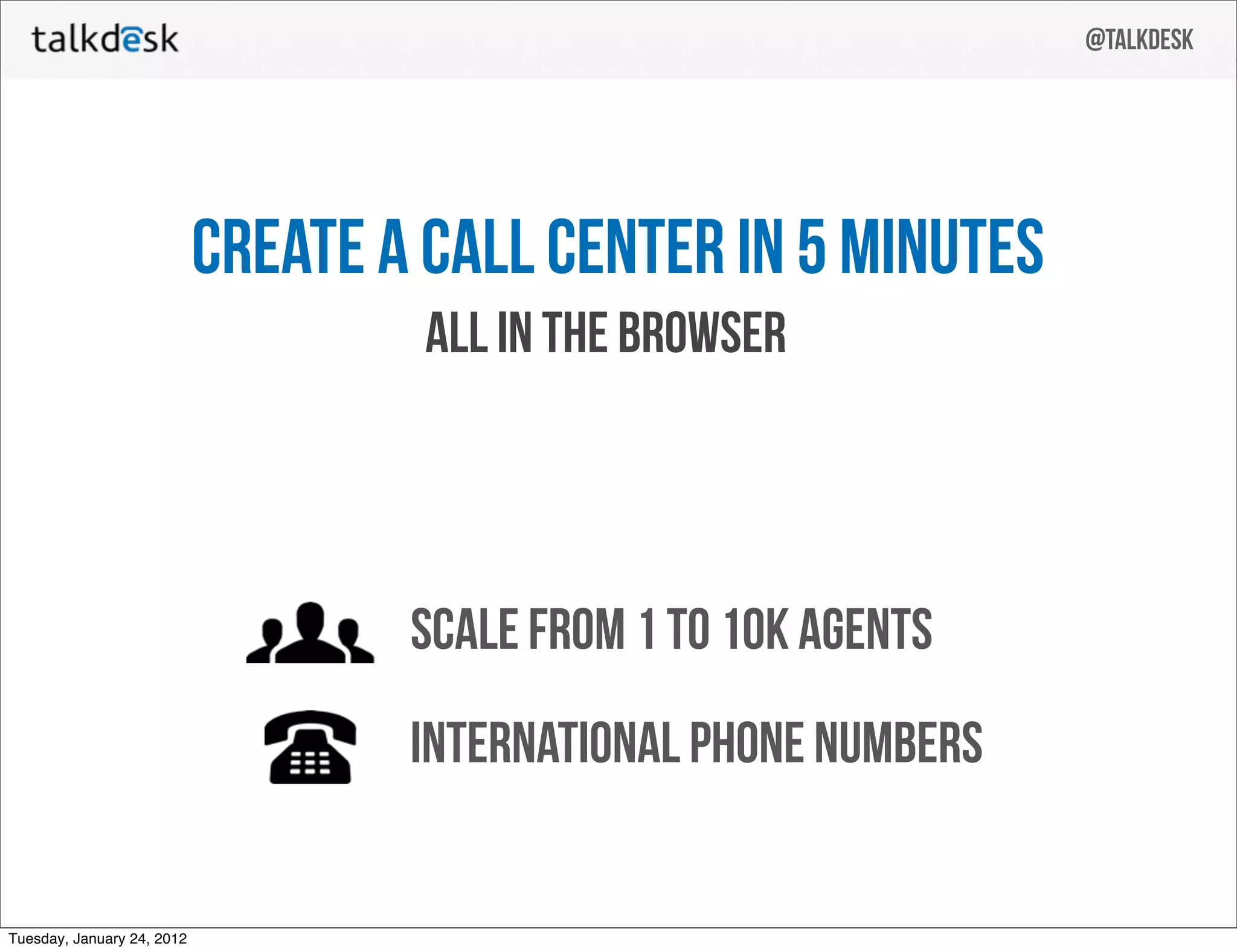 Talkdesk pitch deck slide 15