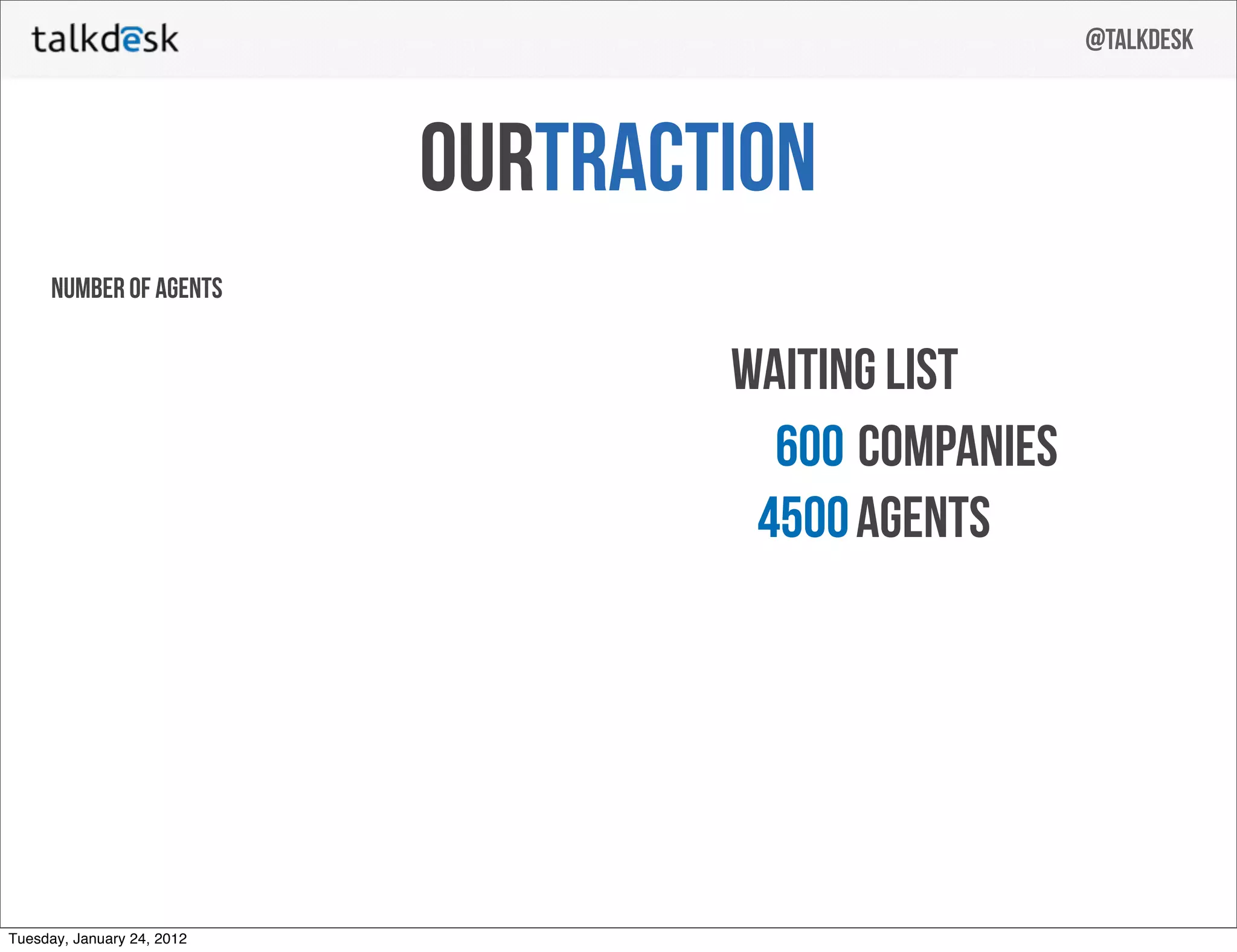 Talkdesk pitch deck slide 22