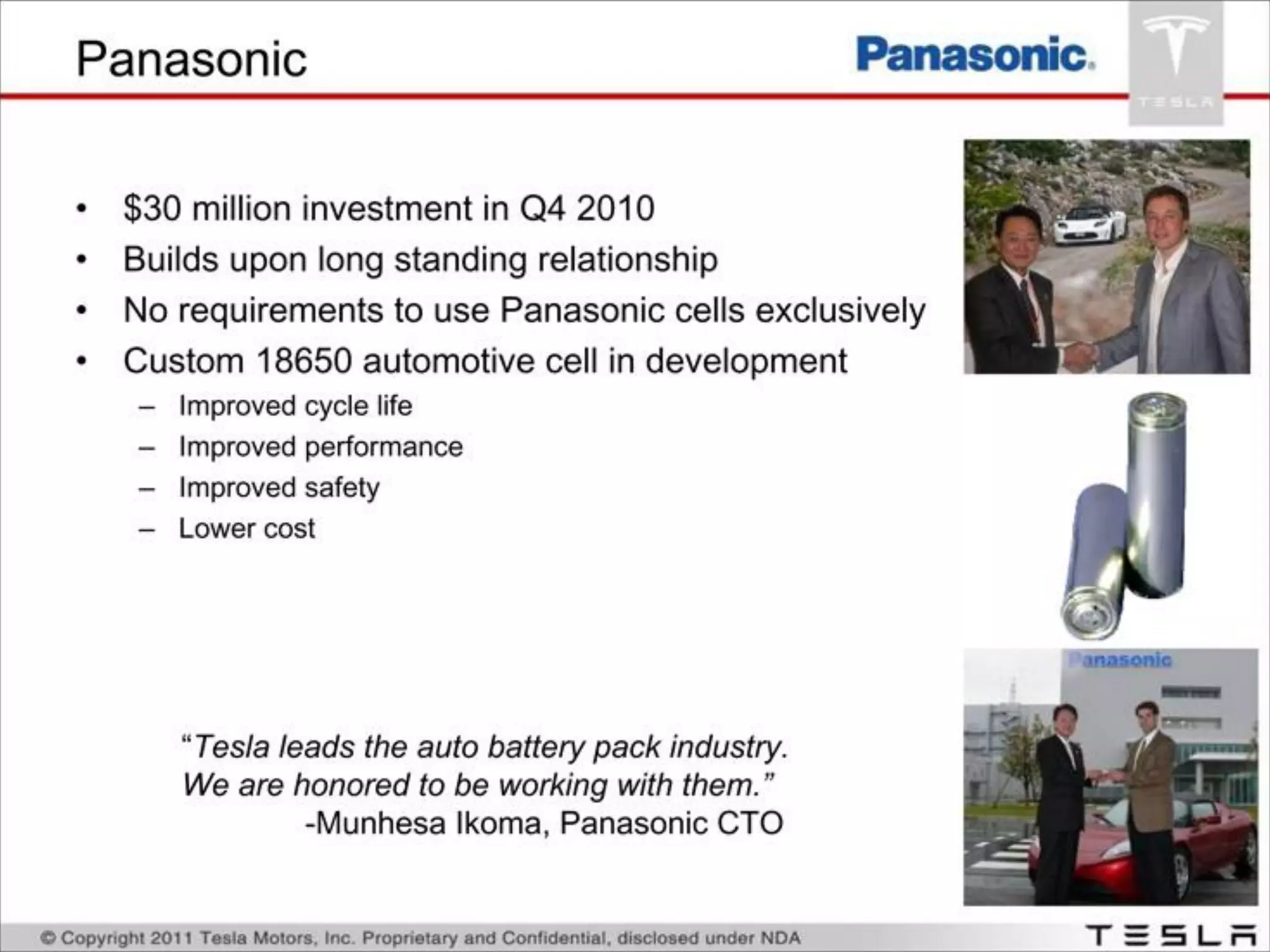 Tesla pitch deck slide 6