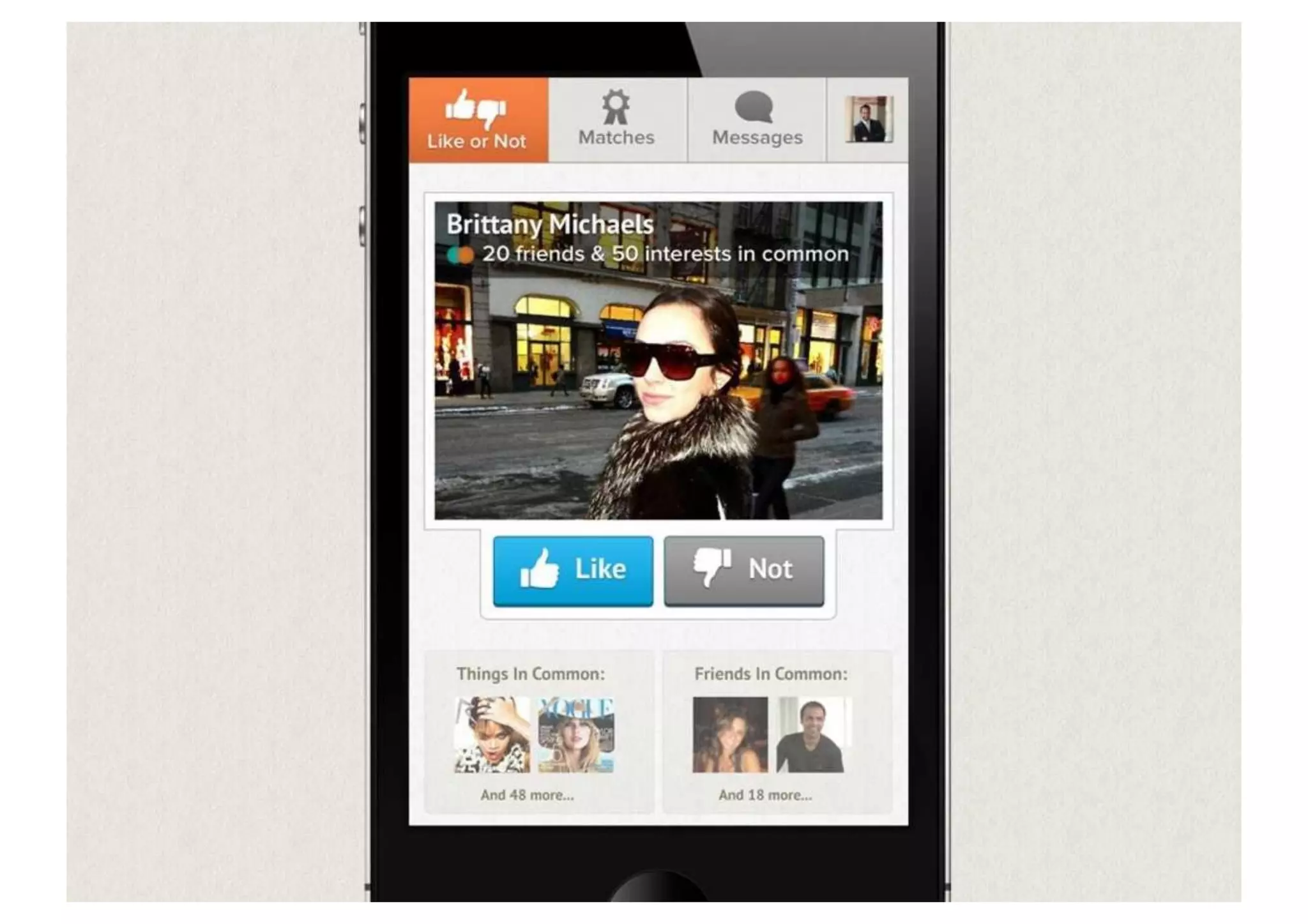 Tinder pitch deck slide 6