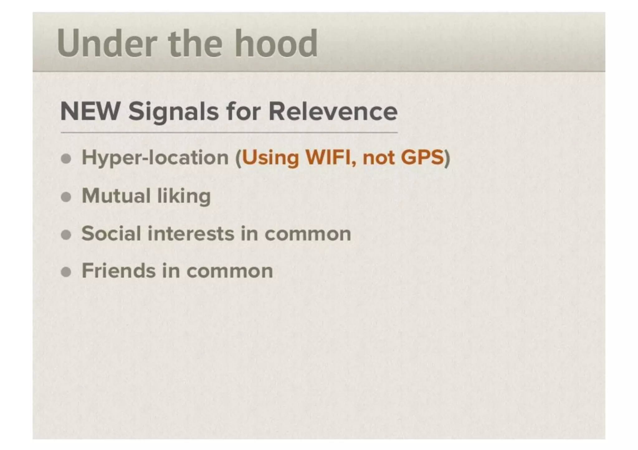 Tinder pitch deck slide 9