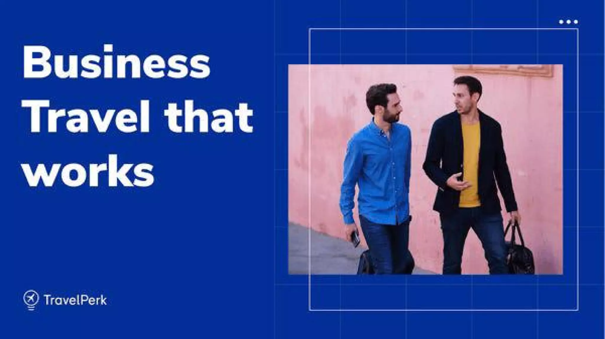 TravelPerk pitch deck slide 1