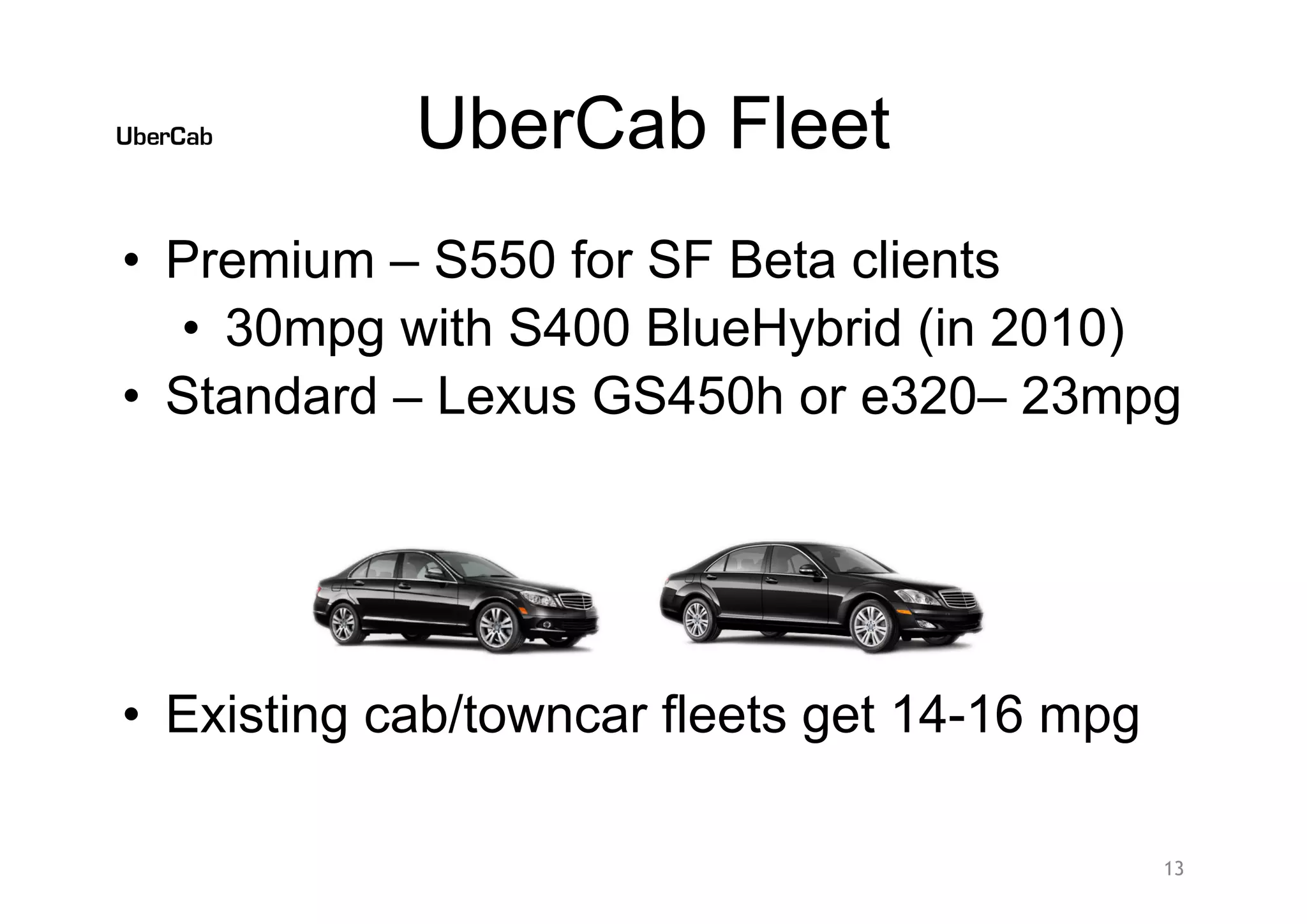 Uber pitch deck slide 13