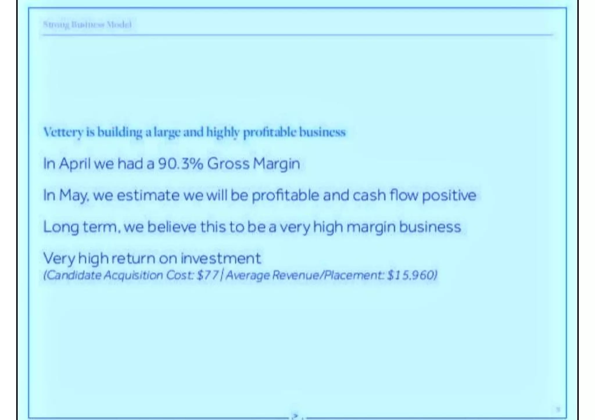 Vettery pitch deck slide 9