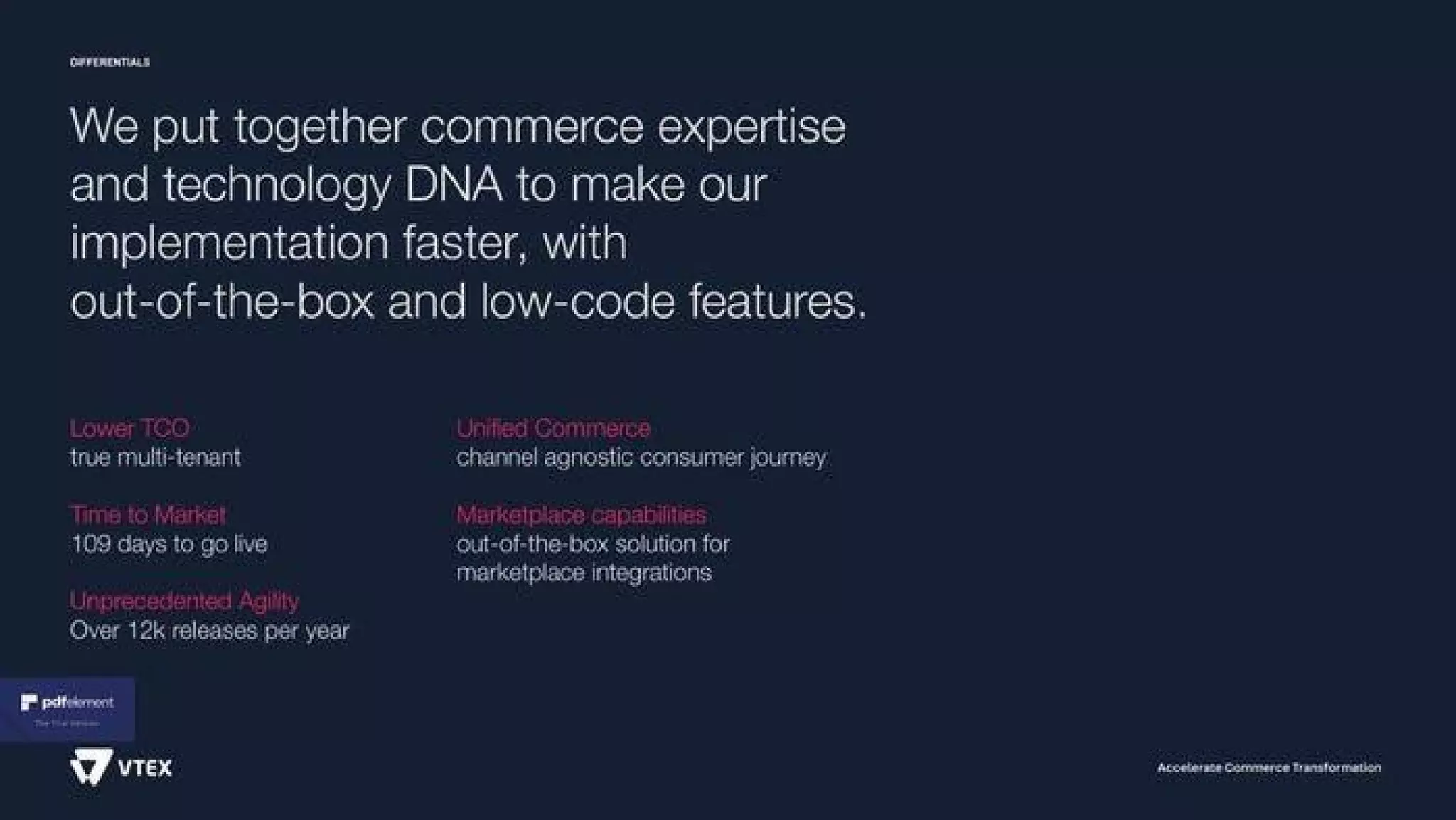 VTEX pitch deck slide 12