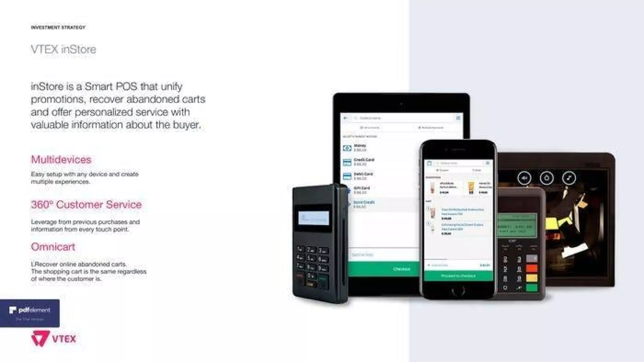VTEX pitch deck - Platform architecture & ecosystem: data orchestration and inStore strategy