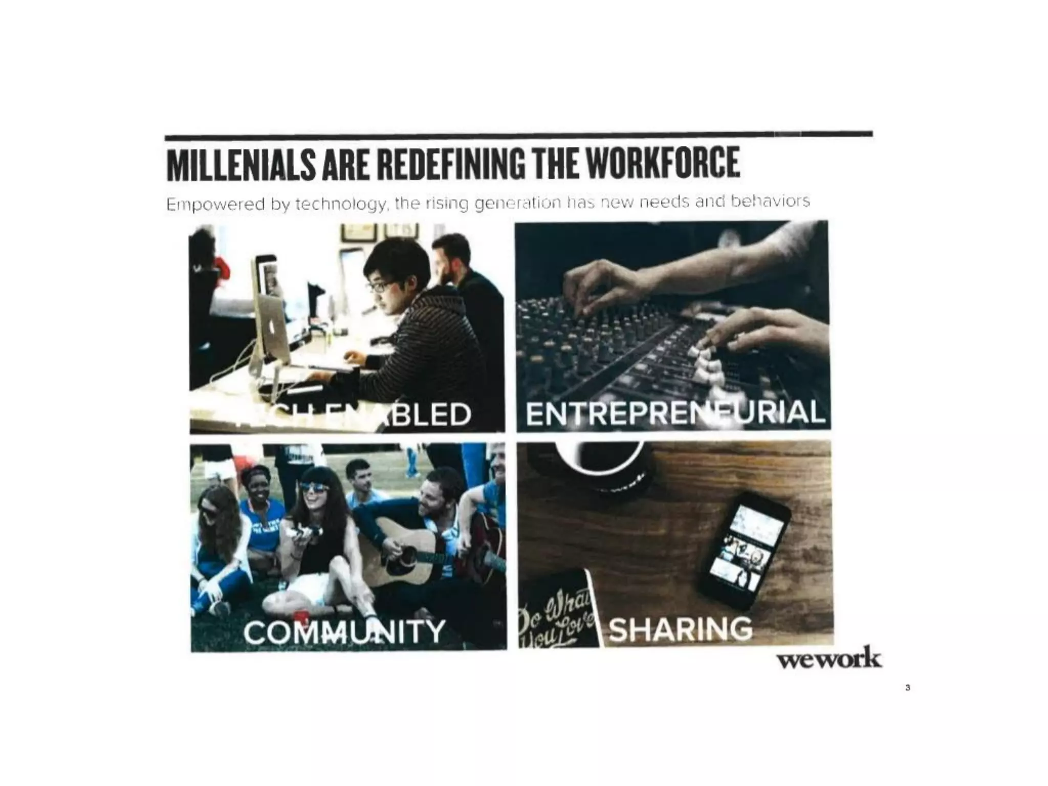 WeWork pitch deck slide 4