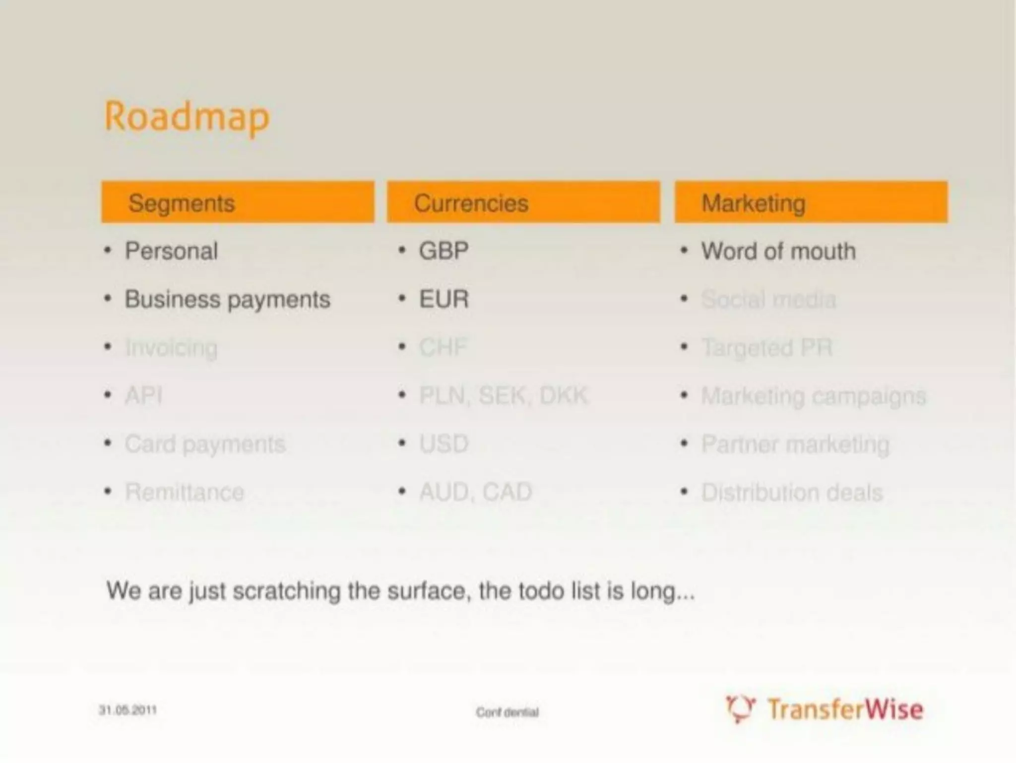 Wise pitch deck slide 5