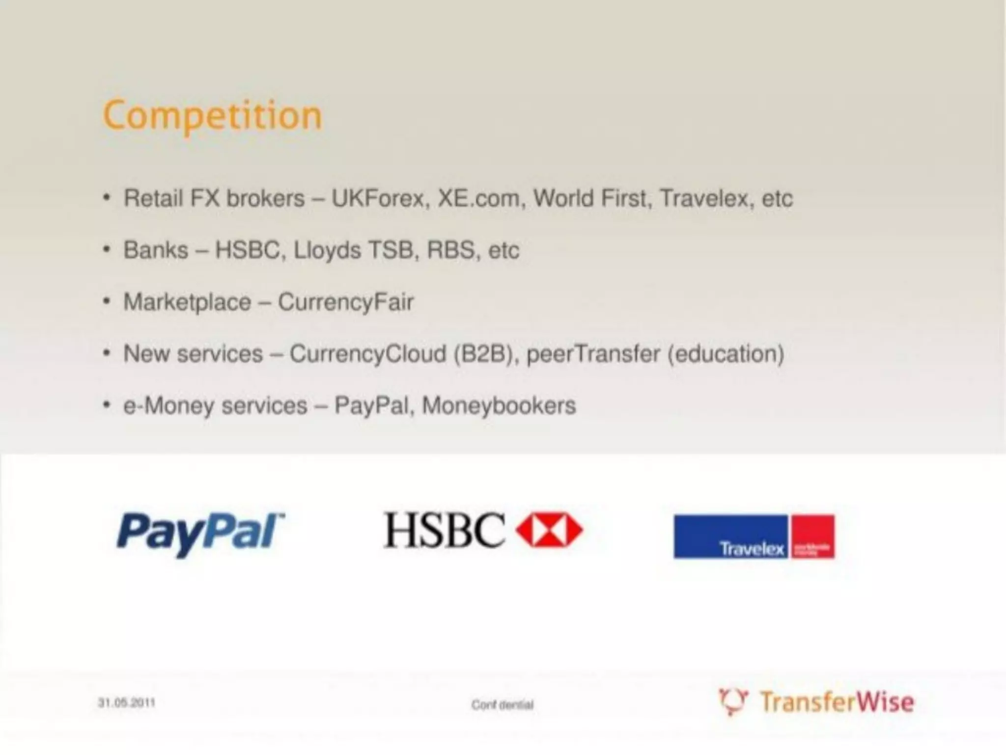 Wise pitch deck slide 6