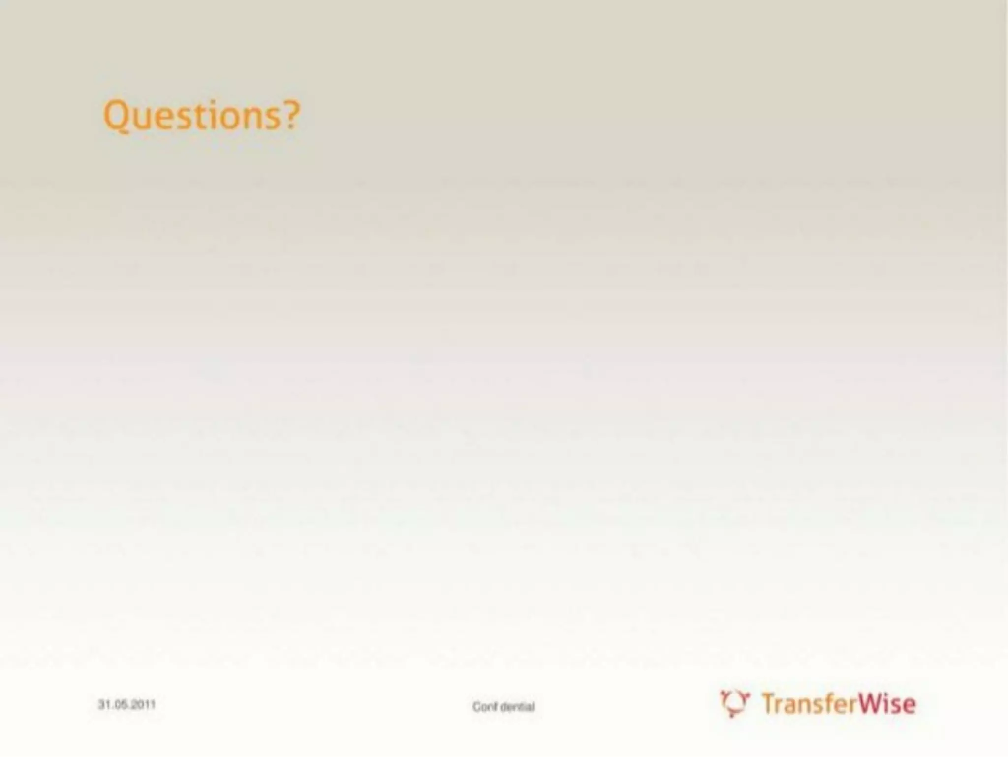 Wise pitch deck slide 9