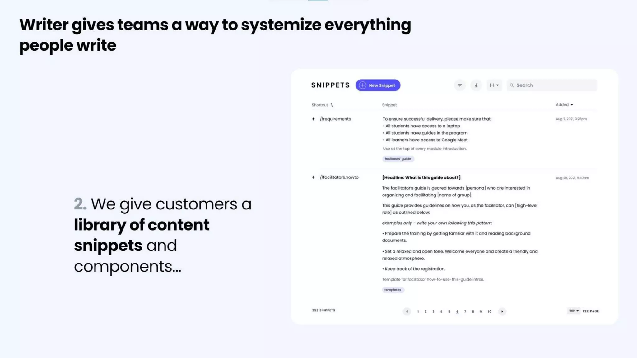 Writer pitch deck slide 6
